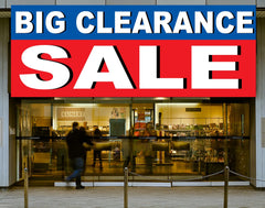 Big Clearance Bargain Advertising Retail Store Sale Banner GraphixPlace