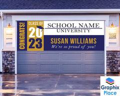 Class of 2023 Graduation Banner | Personalized Graduation Banner | Congrats Graduation Banner  | Outdoor Banner for Graduation GraphixPlace