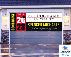 Class of 2023 Graduation Banner | Personalized Quarantine Graduation Banner | Congrats Graduation Banner | Outdoor Banner for Graduation GraphixPlace