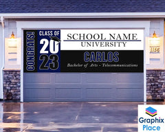 Class of 2023 Graduation Banners| Personalized Sign | University School Banner | College Banner | Graduation Party Vinyl Outdoor GraphixPlace
