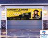 Image of Class of 2023 Graduation Party Decorations, College and High School Decoration Banner, Personalized Graduation Banner, Graduation Backdrop GraphixPlace