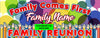 Image of Family Reunion Banner  | Personalized Family Name Banner | Family Comes First Event Banner | Family Reunion Signs Party Decoration GraphixPlace