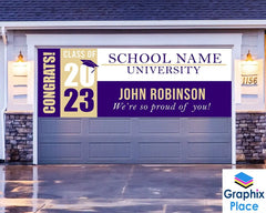 Graduation Party Decorations Class of 2023, College and High School Decoration Banner, Personalized Graduation Sign Backdrop School Banner GraphixPlace
