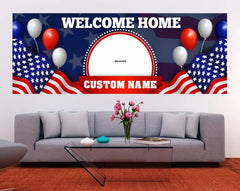 Military welcome home banner Custom Banner Welcome Home Military Banner Military Homecoming Sign Welcome Home Vinyl Sign Homecoming Banner Military Banner GraphixPlace