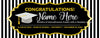 Image of Personalize Graduation Banner, Class of 2023 Graduation Banner, Custom Senior Banner, College Graduation Banner, Graduation Decoration GraphixPlace