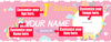 Image of 1st Happy Birthday Unicorn Banner, Unicorn Theme Personalized banner, Custom Name Birthday Banner, Birthday Backdrop Party Decoration GraphixPlace