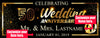 Image of 50th Wedding Anniversary Banner Black and Gold Anniversary Parents Anniversary Banner Gold Anniversary Party 50th banner GraphixPlace