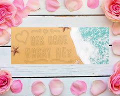Will You Marry Me Banner Marriage Proposal Ideas, Proposal Banner, Will You Marry Me, Beach Banner, Marry Me Ideas, Custom Vinyl Banner GraphixPlace