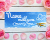 Image of Will You Marry Me Banner, Marry Me Proposal, Engagement Banner, Custom Banner, Text Banner, Custom Vinyl Banner For Wedding, Proposal Ideas GraphixPlace