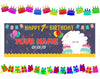 Image of 1st Birthday Banner |  One Year Banner | Personalized Birthday Banner | Iam One Party Decoration Banner | Kids Confetti Birthday Banner GraphixPlace