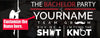 Image of Stripper Bachelor Party banner Photo backdrop Buy me a shot I'm tying the knot Strippers design decoration ideas 18" x  4' GraphixPlace