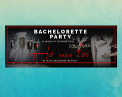 Bride to be Bachelorette Party Banner, Personalized Bride Name Bachelorette Party Sign Banner, Bachelorette Party Decoration Ideas GraphixPlace