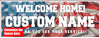 Image of Welcome Home Homecoming Banner Custom Banner Welcome Home U.S. Navy United States Military Vinyl Banner Welcome Home Military Sign GraphixPlace