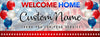 Image of Welcome Home Military Navy Custom Banner Home Sweet Banner Welcome Home Daddy United States Military Banner Welcome Home Military Sign GraphixPlace