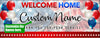 Image of Welcome Home Military Navy Custom Banner Home Sweet Banner Welcome Home Daddy United States Military Banner Welcome Home Military Sign GraphixPlace
