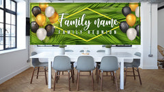 Family Reunion Banner, Family Reunion Party Photo Backdrop Personalized Name Family Get Together Family Celebration Vinyl Sign Decor GraphixPlace