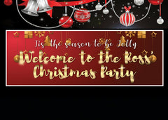 Personalized Custom Merry Christmas Banner Sign Party Decor GraphixPlace