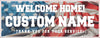 Image of Welcome Home Military Navy Home Sweet Banner Custom Banner Welcome Home Vinyl Sign Banner United States Military Welcome Home Military Sign GraphixPlace