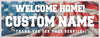 Image of Welcome Home  Militay Banner Custom Banner Welcome Home U.S. Navy United States Homecoming Vinyl Banner Welcome Home Military Sign GraphixPlace