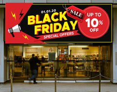 Black Friday Special Offer Sale Customizable Banner 7 Sizes GraphixPlace