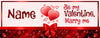 Image of Be My Valentine Personalized Marry Me Proposal Banner GraphixPlace