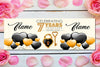 Image of Happy Anniversary Banner Celebrating 7th Years Together Personalized Sign Anniversary ideas Party Decor 7 Years of Marriage Sign GraphixPlace