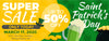 Image of Custom Super Sale up to 50% Pub Beer Glasses St Patrick's Day Banner GraphixPlace