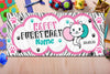 Image of Cat Birthday Banner Happy Purrthday Sign Personalized Birthday Cat Sign Custom Kitty Cat Birthday Banner Party Decoration Vinyl Backdrop GraphixPlace