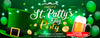 Image of Happy St Patrick's Day Banner With Custom Event Name GraphixPlace