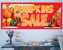 Pumpkin Sale Banner Advertising Business Outdoor Vinyl Sign Shop Store Banner 7 Sizes GraphixPlace
