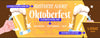 Image of Oktoberfest Banner Personalized Business Name Advertising Vinyl Store Sign Oktoberfest Outdoor Advertising Vinyl Beer Festival Party Decor 7 Sizes GraphixPlace
