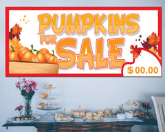 Pumpkin Patch Advertising Business Banner For Sale Retail Vinyl Sign Shop Store GraphixPlace