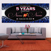 Image of 5th Wedding Anniversary Banner Custom Name Happy 5th Wedding Anniversary ideas Party Decoration Cheers to 5 Years Personalized Sign GraphixPlace
