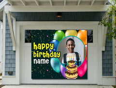 Birthday Backdrop Balloon Backdrop Custom Backdrop Photo Banner Birthday Decoration Backdrop Birthday Banner Birthday Kids Banner 8'x7' GraphixPlace