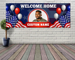 Welcome Home Military Banner | Personalized Banner | Military Homecoming Sign | Welcome Home Vinyl Sign | Homecoming Banner Military Banner GraphixPlace