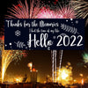 Image of Hello 2022 New Years Banner Thanks for the Memories 7 Sizes GraphixPlace