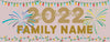 Image of Happy New Year Banner Personalized Family Name Holiday Sign 7 Sizes GraphixPlace
