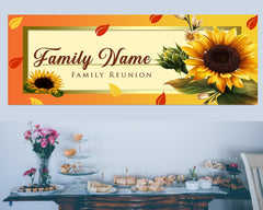 Family Reunion Banner | Family Reunion Photo Backdrop Event Banner | Personalized Family Name Banner | Family Reunion Signs Party Decor GraphixPlace