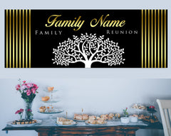 Family Reunion Banner  | Personalized Family Name Banner | Family Reunion Photo Backdrop Event Banner | Family Reunion Signs Party Decor GraphixPlace